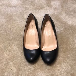 Black Jessica Simpson Wedges